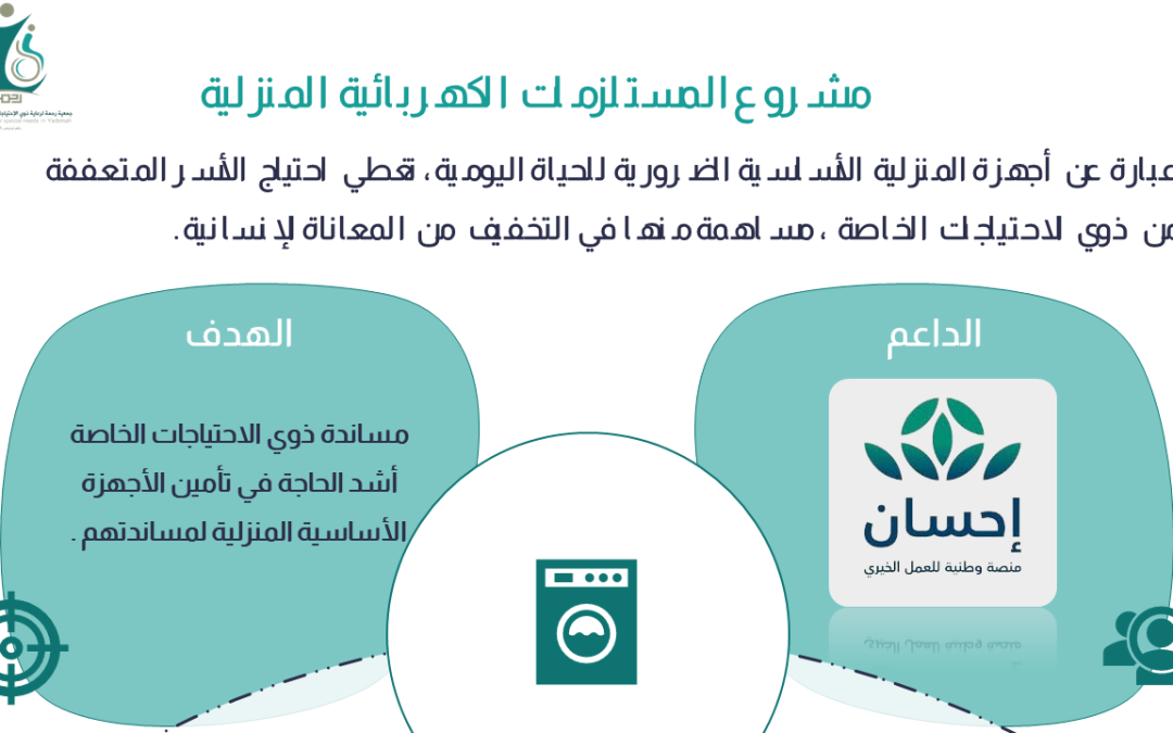 مشروع المستلزمات الكهربائية المنزلية